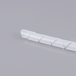 PEとナイロン製の新しいタイプホワイトケーブルスパイラルラッピングバンド主催者ケーブルバンド - Product Image 3