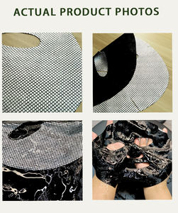 แผ่นมาส์กหน้าใยไม้ไผ่ผสมถ่านไม้ไผ่และแผ่นฟอยล์เงิน รูปทรงสี่เหลี่ยมเล็ก สำหรับสปา ทำความสะอาดผิวอย่างล้ำลึก บำรุงผิว - Product Image 5