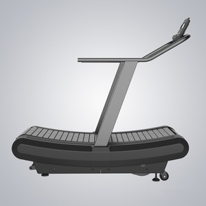 Cinta de correr curva DHZ A7000, manual, grande, modelo 2020, color gris, nueva, roja, para gimnasio, 2021 - Product Image 1