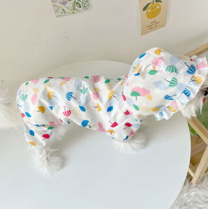 Impermeable de Primavera para Mascotas de Poliéster con Capucha de <span class=keywords><strong>Paraguas</strong></span>, Ropa para Perros y Gatos al por Mayor para Amigos de Cuatro Patas - Product Image 1