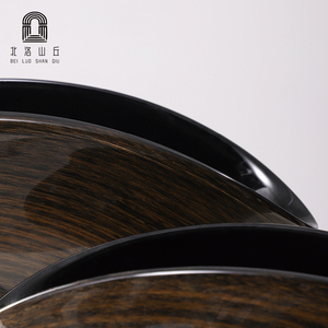 L'alta qualità ortensie artificiali rosso verde lascia eleganti vasi di fiori di vetro per la sala da pranzo decorazione della tavola di casa fatto a mano - Product Image 4