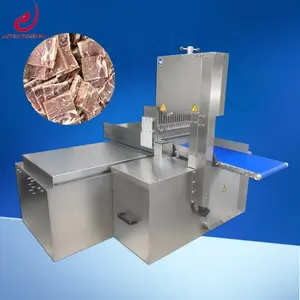 factory manual electric full automatic commercial use cold fresh meat and bone slicer cut saw blade cutting machine