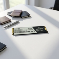 قرص صلب داخلي M.2 NVMe SSD بسعة 500 جيجابايت عالي السرعة لسطح المكتب مع منفذ توسعة SATA وواجهة PCIE Gen4 بسرعة قراءة وكتابة 501-600 ميجابايت/ثانية من ليكسار