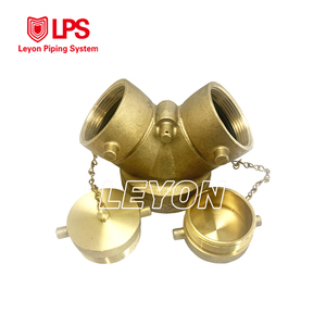 LEYON FM UL Système de protection incendie Équipement de lutte contre l'incendie Raccord <span class=keywords><strong>siamois</strong></span> en laiton pour services d'incendie - Product Image 1