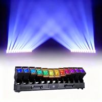 Projecteur LED mobile 12x60W RGBW CMY DMX 26-329CH avec effet stroboscopique pour scène, DJ, discothèque, mariage, boîte de nuit, haute luminosité 8380 Lf
