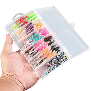 Set Umpan Pancing Palmer 61 pcs Texas Rig, Set Umpan Pancing Paddle Tail, Kit Umpan Pancing Combo dengan Jighead - Product Image 4