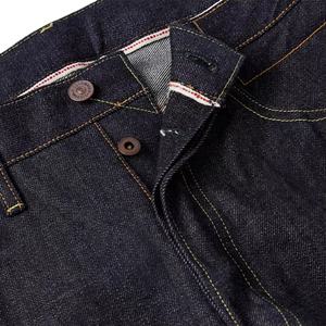 Wholesale Classic Blank <b>Men</b> <b>Jeans</b> High Quality Japanese Selvedge Denim <b>Jeans</b> <b>Red</b> Self Edge 100% Cotton Raw Denim <b>Jeans</b> - Product Image 5