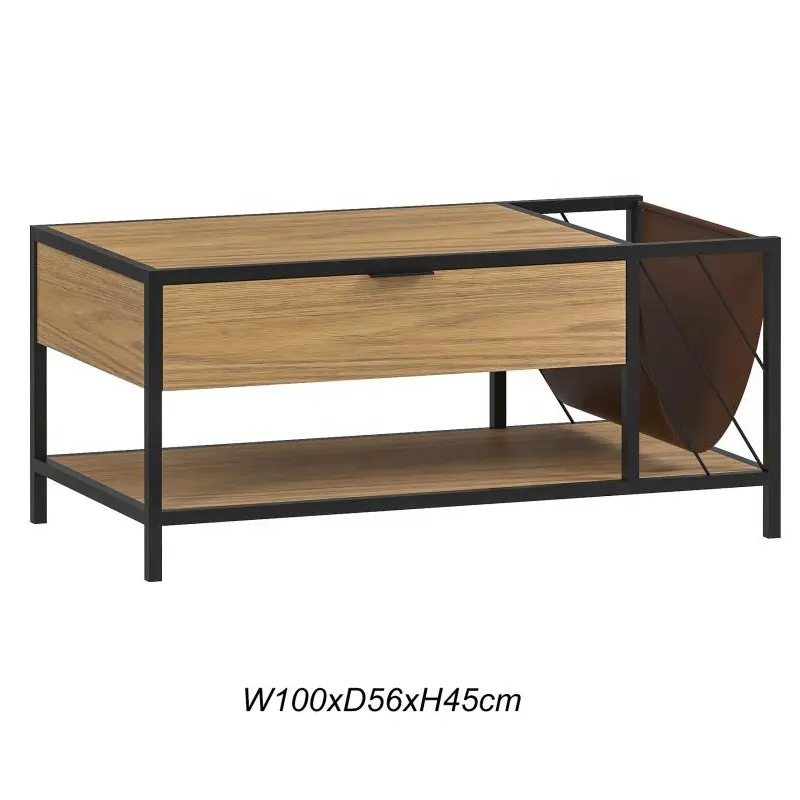 Phoenix Home classico PB tavolino moderno in legno nordico in metallo