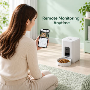 Dispensador Automático de Comida para Mascotas con Cámara HD, Control por Aplicación y Alimentación Programada para Gatos y Perros Pequeños - Product Image 4
