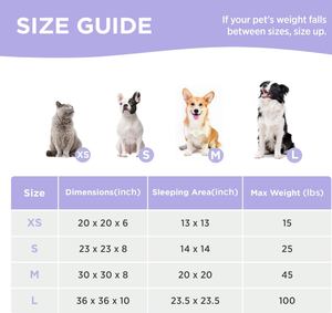 Medium <strong>Dog</strong> <strong>Bed</strong> &amp; Round Cat <strong>Bed</strong> Anti - Anxiety Calming Pet <strong>Bed</strong>, Washable Modern Design with Teddy Fleece &amp; Non - Slip Bottom - Product Image 5