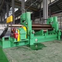 RAYMAX Cintreuse hydraulique pour tôles métalliques, 3 rouleaux, machine à rouler, machine à rouler CNC