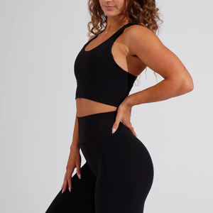 2025 señoras niñas Yoga entrenamiento Crop Top personalizado gimnasio Fitness secado rápido calidad alto impacto Yoga Sujetador deportivo para Womoe - Product Image 4
