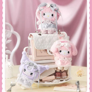 Caja Misteriosa <span class=keywords><strong>de</strong></span> Peluche <span class=keywords><strong>de</strong></span> Vinilo <span class=keywords><strong>de</strong></span> la Serie Rose Garden Dream, Muñeca <span class=keywords><strong>de</strong></span> Encaje con Flores Kawaii My Melody Kuromi, Estética Japonesa - Product Image 3