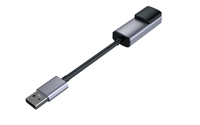 Adaptateur Ethernet USB 2.0 RJ45 10/100 Mbps en alliage d'aluminium, accessoires informatiques industriels, marque OEM, modèle 100 % compatible OEM