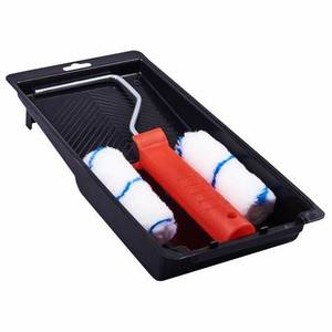 Outils de réparation murale pour la décoration de la maison, rouleau à peinture en mousse de 4 pouces, ensemble de bacs en plastique - Product Image 3