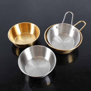 <span class=keywords><strong>Bol</strong></span> à tremper pour marmite dorée de luxe Tasse à sauce alimentaire avec logo personnalisé <span class=keywords><strong>Bol</strong></span> à tremper pour le vin de riz coréen avec poignée - Product Image 3