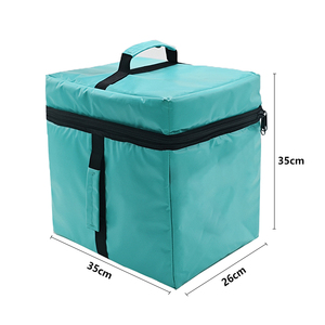 Bolsas Térmicas Portátiles para Entrega de Alimentos con Logotipo Personalizado al por Mayor, Bolsa Aislante para Pizza y Bebidas con Asa - Product Image 2