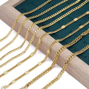 JXX单扣设计高品质有竞争力的价格黄铜项链镀金珠宝女性项链