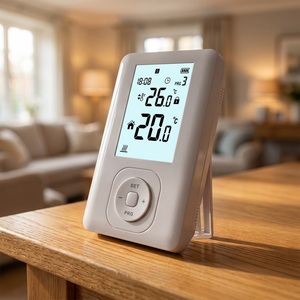 <span class=keywords><strong>Termostato</strong></span> Digitale Wireless Smart Tuya WIFI 86x86mm con Schermo LCD Flessibile <span class=keywords><strong>per</strong></span> Uso Alberghiero, <span class=keywords><strong>per</strong></span> Caldaie a Gas e Sistemi di <span class=keywords><strong>Riscaldamento</strong></span> a Pavimento - Product Image 4