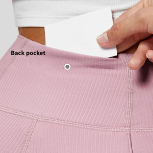 Mujeres Scrunch V Cintura Scrunch Butt Lifting Pantalones Fitness Gym Wear Yoga Wear Pantalones Entrenamiento Deportes Yoga Leggings con bolsillos - Product Image 5