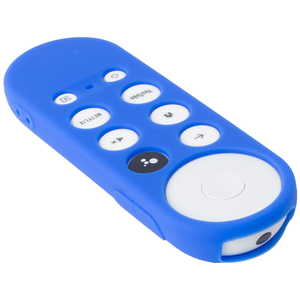 Coque en silicone de couleur bleue pour Google <span class=keywords><strong>Chromecast</strong></span> <span class=keywords><strong>TV</strong></span> étui à télécommande vocale effet fluorescent la nuit housse de protection à distance souple - Product Image 5