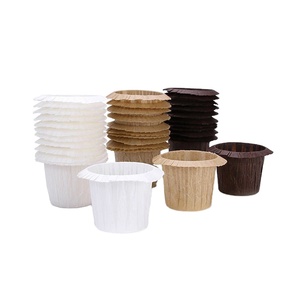 Einweg-Farblogo Individuell bedruckte High Muffin Cupcake Liner Back becher Papier Brown <span class=keywords><strong>Greace</strong></span> Proof - Product Image 1