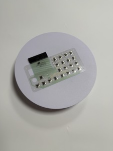 Película táctil transparente de 21 teclas de alta calidad con teclado industrial de contactos de metal para quiosco y cajero automático - Product Image 5