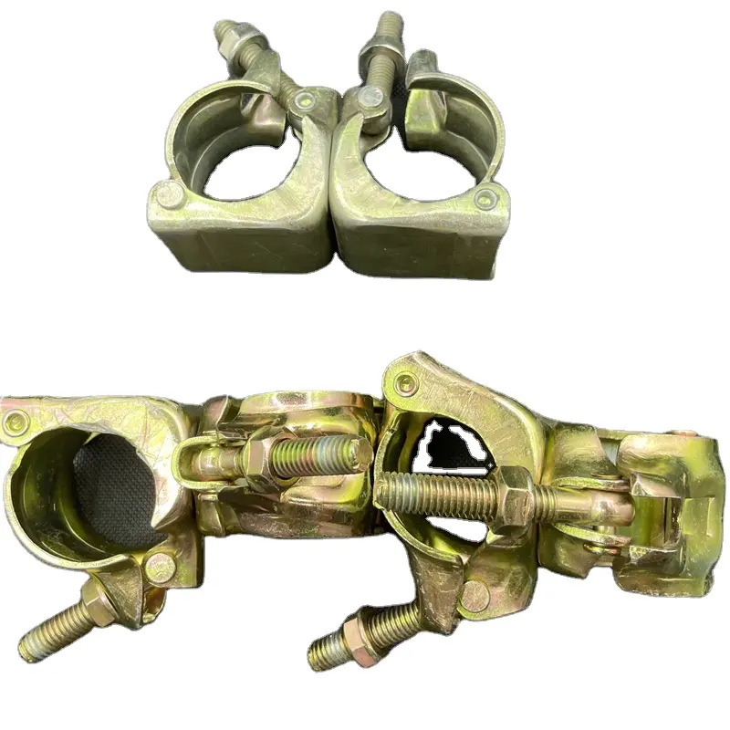Piezas de andamio Drop forged cold stamped scaffolding fixed clamp /scaffolding swivel coupler/singel clamp