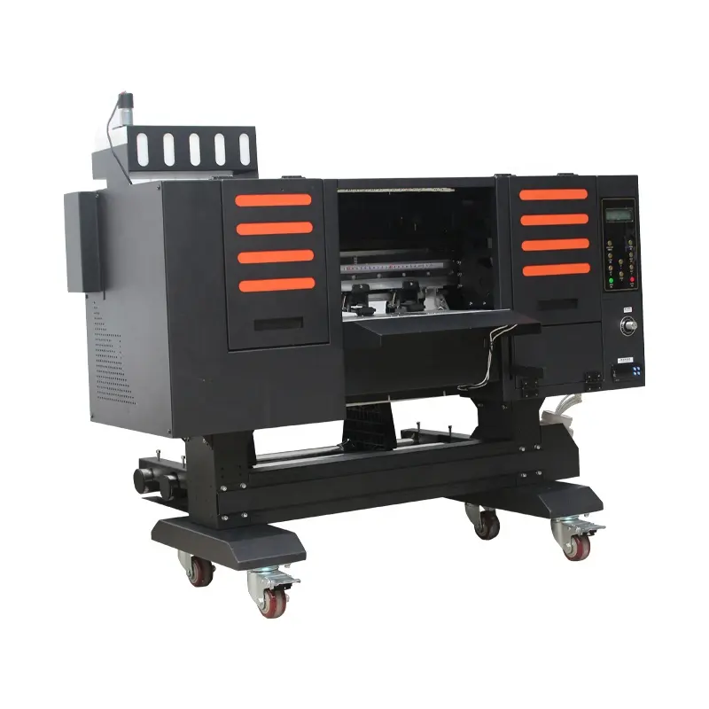 Venda quente A3 DTF impressora com Power shaker e i3200 * 2 cabeça de impressão 30cm largura fácil de operação máquina de impressão