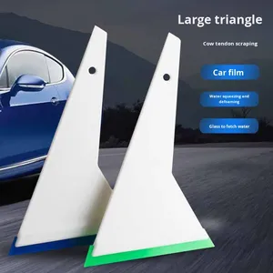 Strumento per Applicazione Pellicole Auto, Raschietto Triangolare per Installazione Pellicole, Strumento per Rimozione Acqua e Spremitura per Pellicole Solari e Vetri - Product Image 2