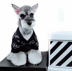 Vêtements pour animaux de compagnie en polyester de luxe, mignons, tricotés, chauds pour le printemps, l'automne et l'hiver, pulls pour chiens, manteaux pour chiots et chats, vente en gros d'usine - Product Image 4