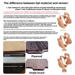 Chitarra Acustica Natasha Solar System Mercury Saturn Black Hole HPL Completamente in Legno Massello 36 Pollici 41 Pollici Tastiera in Ebano per Principianti - Product Image 2