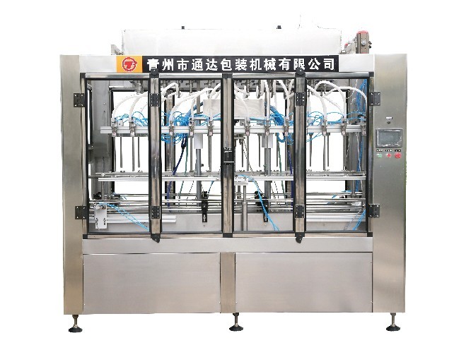 Заводская автоматическая машина для наполнения и маркировки пищевого масла