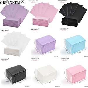 25/50/125 Piezas <span class=keywords><strong>de</strong></span> Almohadillas Desechables Plegables para Limpieza <span class=keywords><strong>de</strong></span> <span class=keywords><strong>Uñas</strong></span>, Mantel Impermeable, Papel para Práctica <span class=keywords><strong>de</strong></span> Manicura - Product Image 2