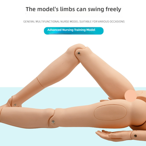 Simulator pengajaran resusitasi perawatan wanita laki-laki manekin latihan keperawatan PVC fungsi penuh untuk sekolah produk sains medis - Product Image 4