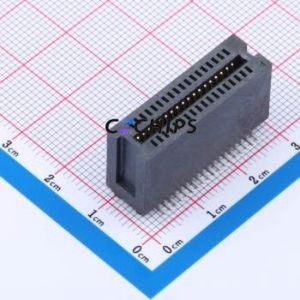 HEV36LP03BK Gold Finger Connector SMD,P=1.27mm Connector ( Connector Type: EDGE SLOT )( Pitch: 1.27mm )( Total PIN Count: 36P ) - Product Image 1