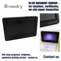 Outil portable d'authentification de documents IR UV, détecteur infrarouge 365nm pour la vérification de la sécurité des bons, billets et coupons