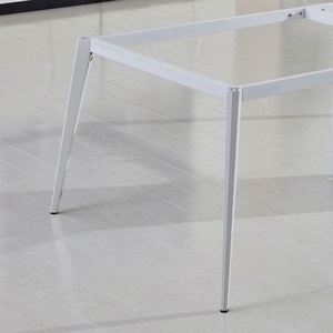 Mesa de reuniones pequeña de muebles de oficina con panel de madera moderno para conferencias de importación - Product Image 6