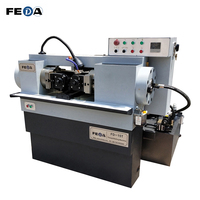 Machine à rouler les filets CNC FEDA FD-15T, machine à fabriquer des tiges filetées avec chargeur automatique