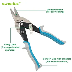 Ánh nắng mặt trời 10 inch đa chức năng kim loại tấm cắt cắt kéo hàng không snip Cutter