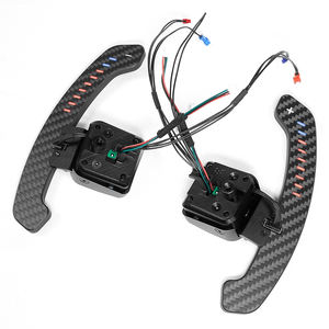 Pagaies de changement de vitesse en carbone, stock disponible à l'entrepôt central des États-Unis, solides, durables, magnétiques, adaptées aux séries Q2, Q3, Q4, Q5, Q7, <span class=keywords><strong>Q8</strong></span> - Product Image 2