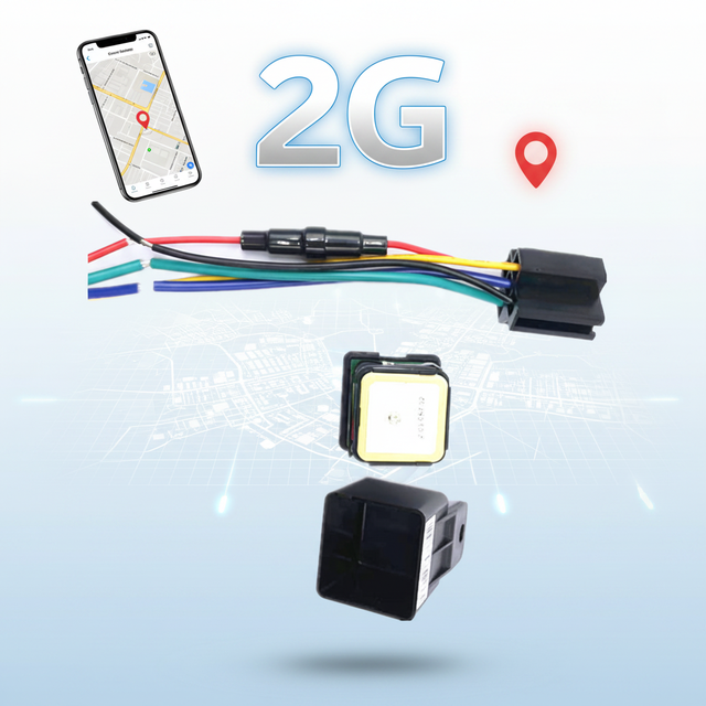 2G GPS Relay Tracker, 12V/24V Universal Remote Engine Cut Off GPS Locator with Free Platform