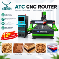 Routeur CNC pour le travail du bois à 47 % de réduction, machine à commande numérique ATC pour le travail du bois, routeur CNC linéaire ATC chinois 1530C