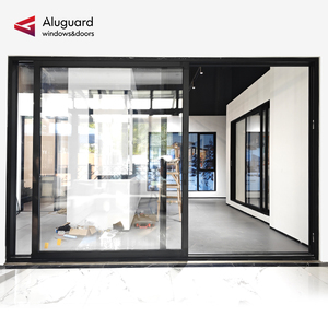 Porte de jardin en aluminium, de grande dimension, à cadre mince, garantie 10 ans, style minimaliste - Product Image 2