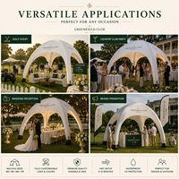 Tente d'événement gonflable de luxe CATC, Oxford, imperméable et résistante aux intempéries |   Marquee Spider Premium Étanche à l'Air |   Personnalisé sur mesure avec votre marque