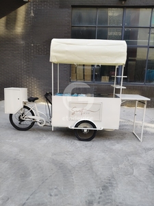 รถสามล้อไฟฟ้าขายอาหารเคลื่อนที่สำหรับขายกาแฟ เครื่องดื่ม ไอศกรีม และอาหารริมทาง - Product Image 4
