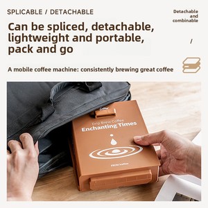 Cafetera de Goteo Estilo Americano de Diseño Original <span class=keywords><strong>para</strong></span> Comercio Exterior, Uso Doméstico, Compacta, Desmontable, de Plástico, Estilo Creativo - Product Image 4