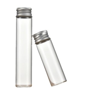Mini Tubo <span class=keywords><strong>de</strong></span> <span class=keywords><strong>Vidrio</strong></span> <span class=keywords><strong>de</strong></span> 12ml 15ml 20ml 25ml 30ml 40ml 50ml 60ml, Frasco <span class=keywords><strong>de</strong></span> Almacenamiento <span class=keywords><strong>de</strong></span> <span class=keywords><strong>Vidrio</strong></span> Transparente <span class=keywords><strong>con</strong></span> Tapa <span class=keywords><strong>de</strong></span> Rosca <span class=keywords><strong>de</strong></span> Aluminio - Product Image 5