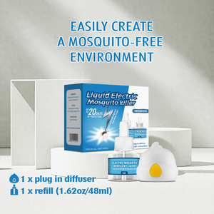 Recharge liquide électrique <span class=keywords><strong>anti</strong></span>-moustiques aux composants d'huiles essentielles végétales écologiques OEM - Product Image 3