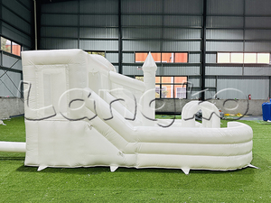 Di alta qualità gonfiabile rimbalzo Combo scivolo con la sfera di salto bianco acqua parco di rimbalzo casa per i bambini giocare - Product Image 5